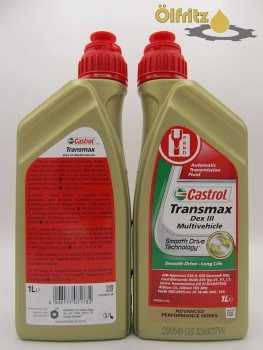 Castrol Transmax Dex III Multivehicle Automatikgetriebeöl 1l